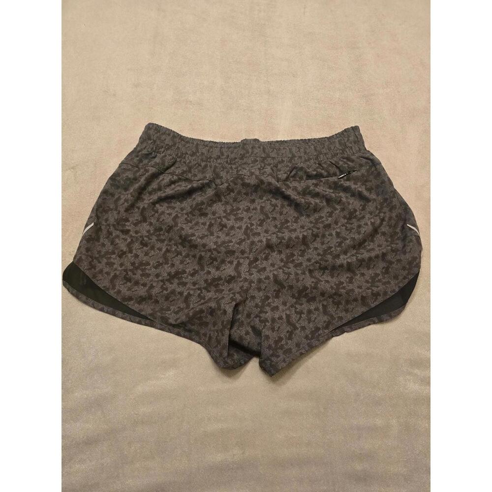 Asics Grey/Black Leopard Patterned Running Short … - image 4